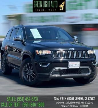 Diamond Black Crystal Pearlcoat 2021 Jeep Grand Cherokee Limited