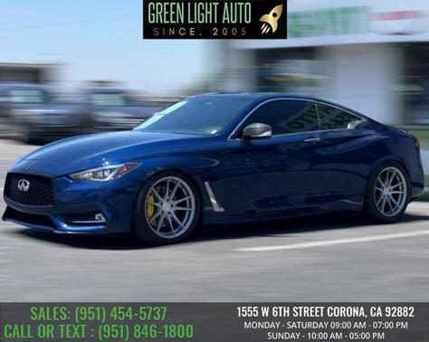 Iridium Blue 2017 INFINITI Q60 3.0T Premium