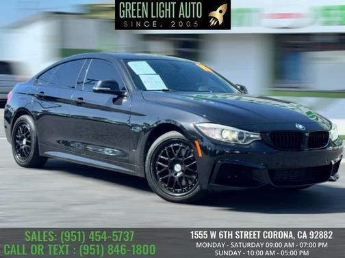 Carbon Black Metallic 2015 BMW 428 Gran Coupe i xDrive