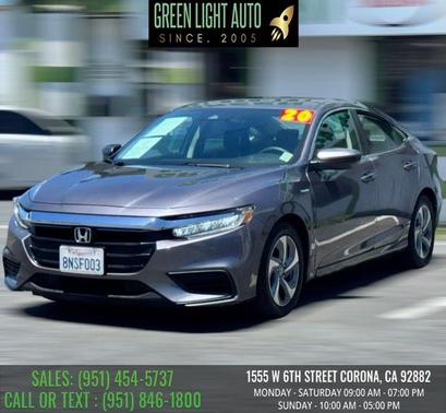 Modern Steel Metallic 2020 Honda Insight EX CVT