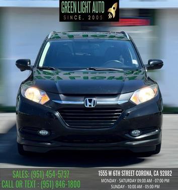 Crystal Black Pearl 2016 Honda HR-V EX-L w/Navigation