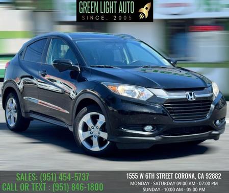Crystal Black Pearl 2016 Honda HR-V EX-L w/Navigation