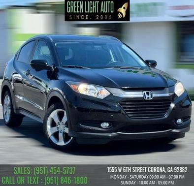 Crystal Black Pearl 2016 Honda HR-V EX-L w/Navigation