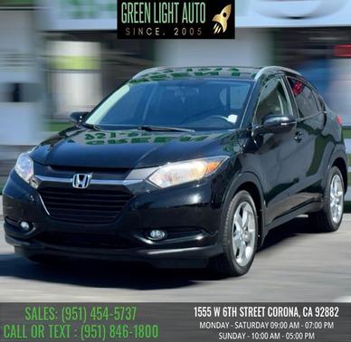 Crystal Black Pearl 2016 Honda HR-V EX-L w/Navigation