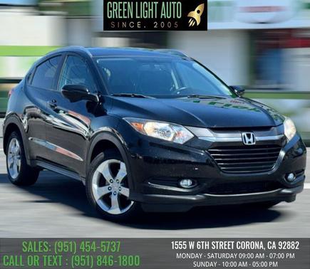 Crystal Black Pearl 2016 Honda HR-V EX-L w/Navigation
