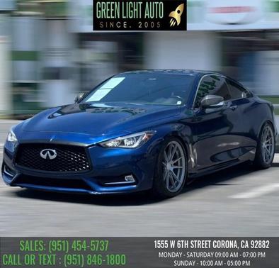 Hagane Blue 2017 INFINITI Q60 3.0T Premium