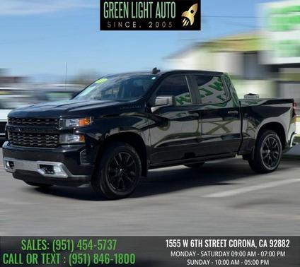 Black 2021 Chevrolet Silverado 1500 Custom