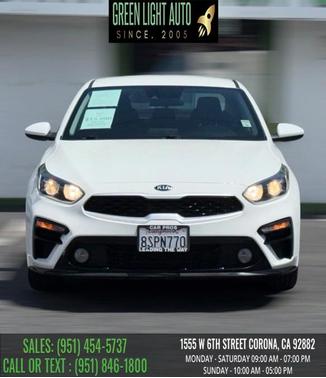 Clear White 2021 Kia Forte LXS