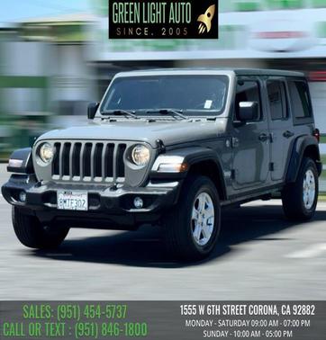 Granite Crystal Metallic Clearcoat 2019 Jeep Wrangler Unlimited Sport
