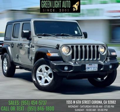 Granite Crystal Metallic Clearcoat 2019 Jeep Wrangler Unlimited Sport