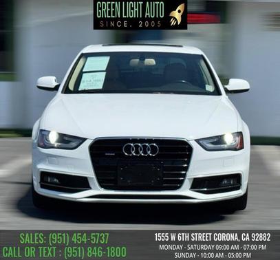 Glacier White Metallic 2015 Audi A4 2.0T Premium Plus