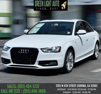 Glacier White Metallic 2015 Audi A4 2.0T Premium Plus