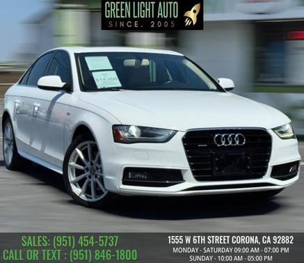 Glacier White Metallic 2015 Audi A4 2.0T Premium Plus