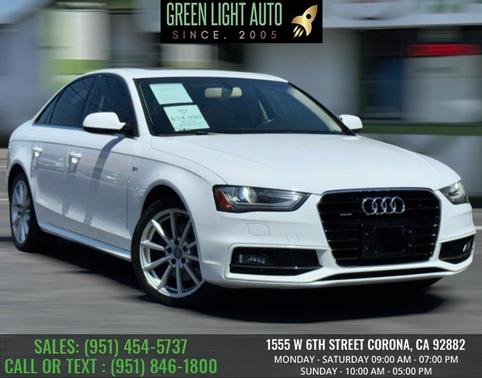 Glacier White Metallic 2015 Audi A4 2.0T Premium Plus