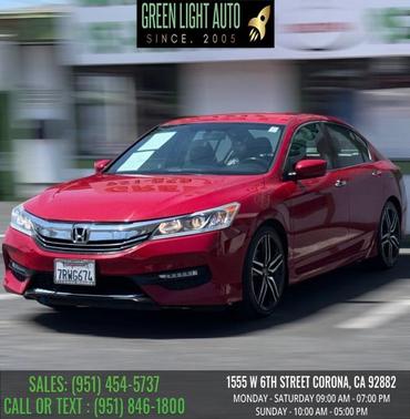 San Marino Red 2016 Honda Accord 4dr I4 CVT Sport
