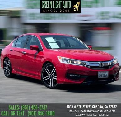 San Marino Red 2016 Honda Accord 4dr I4 CVT Sport
