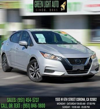 Brilliant Silver Metallic 2021 Nissan Versa 1.6 SV