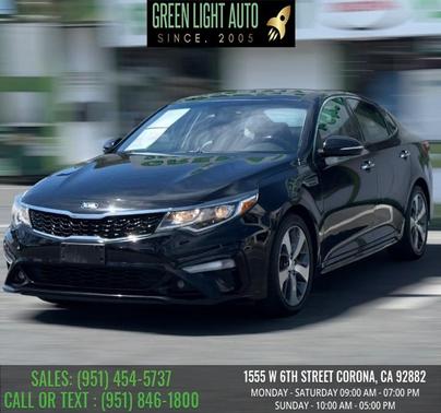 Ebony Black 2019 Kia Optima LX