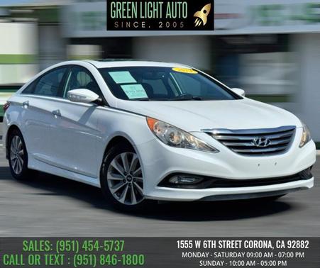 Pearl White 2014 Hyundai SONATA Limited