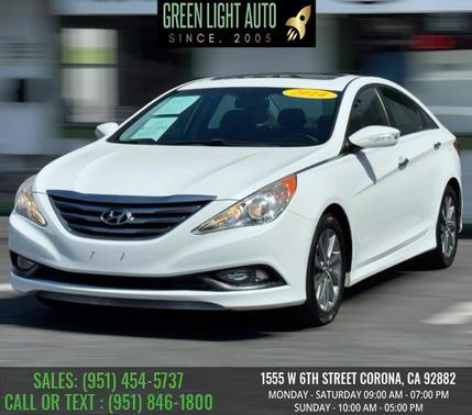 Pearl White 2014 Hyundai SONATA Limited