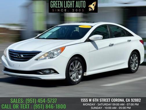 Pearl White 2014 Hyundai SONATA Limited