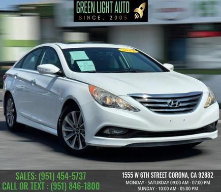 Pearl White 2014 Hyundai SONATA Limited