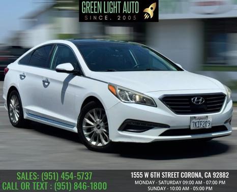 Quartz White Pearl 2015 Hyundai SONATA Sport