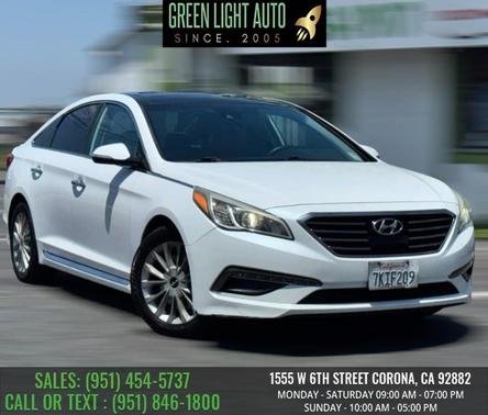 Quartz White Pearl 2015 Hyundai SONATA Sport