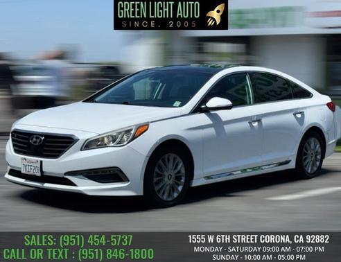 Quartz White Pearl 2015 Hyundai SONATA Sport