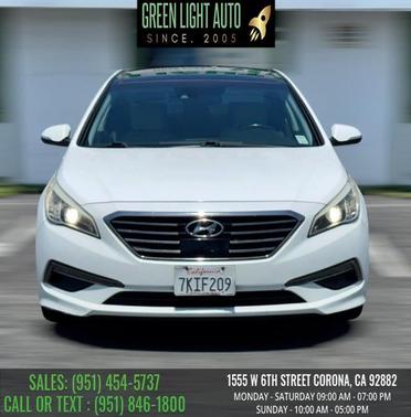 Quartz White Pearl 2015 Hyundai SONATA Sport