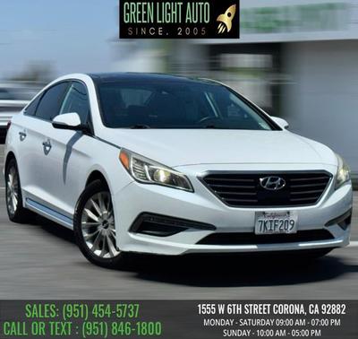 Quartz White Pearl 2015 Hyundai SONATA Sport Sedan
