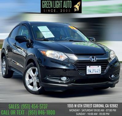 Crystal Black Pearl 2017 Honda HR-V EX-L w/Navigation