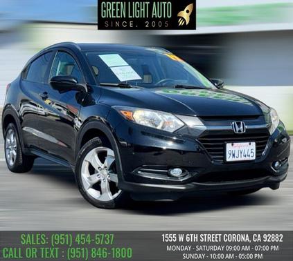 Crystal Black Pearl 2017 Honda HR-V EX-L w/Navigation