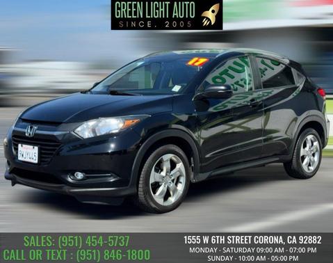 Crystal Black Pearl 2017 Honda HR-V EX-L w/Navigation