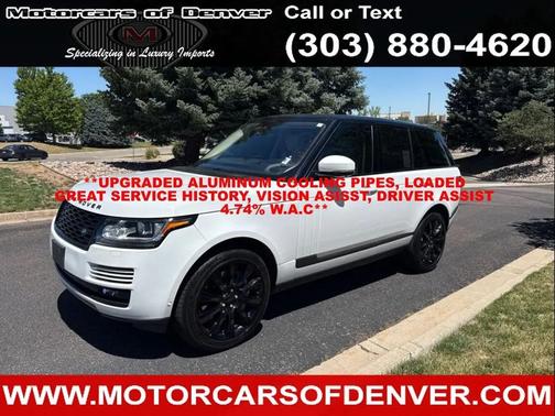 White 2016 Land Rover Range Rover 5.0L Supercharged