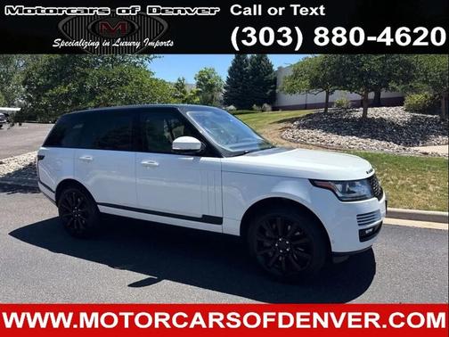 White 2016 Land Rover Range Rover 5.0L Supercharged