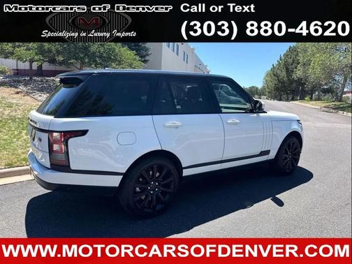 White 2016 Land Rover Range Rover 5.0L Supercharged