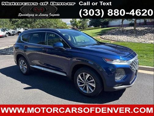 Blue 2020 Hyundai SANTA FE SEL 2.4