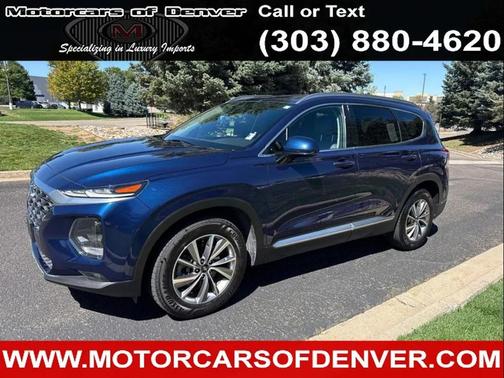 Blue 2020 Hyundai SANTA FE SEL 2.4