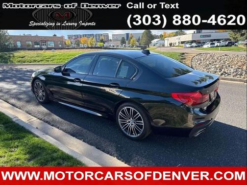 Black 2019 BMW 540 xDrive M-sport