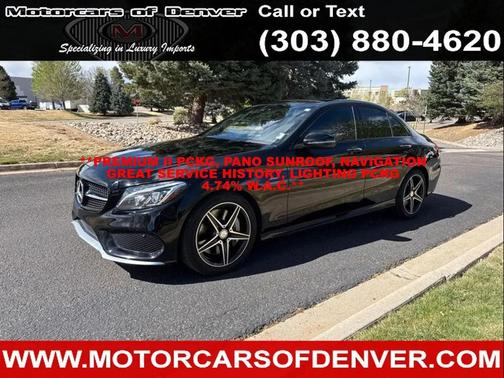 Black 2016 Mercedes-Benz C-Class C 450 AMG 4MATIC
