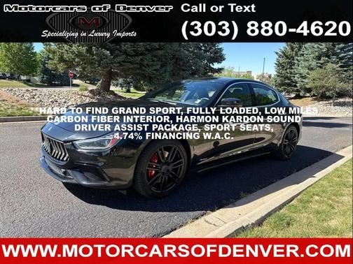 Black 2018 Maserati Ghibli S Q4 GranSport