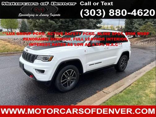 White 2018 Jeep Grand Cherokee Trailhawk