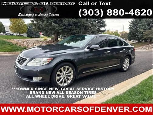 Gray 2011 Lexus LS 460 Base