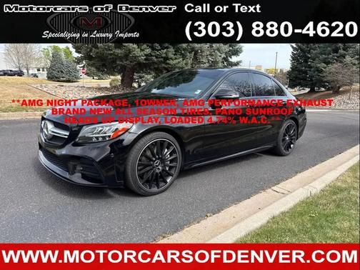Black 2021 Mercedes-Benz AMG C 43 4MATIC