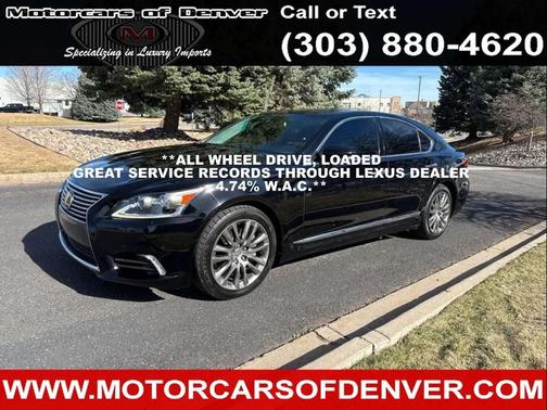 Black 2016 Lexus LS 460 Base