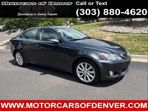 Gray 2009 Lexus IS 250 Base