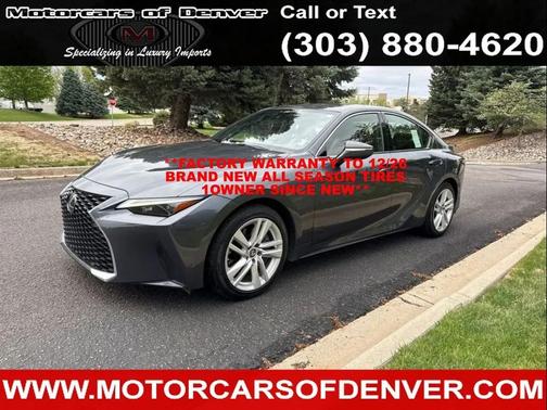 Gray 2021 Lexus IS 300 Base