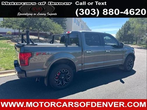 Gray 2018 Ford F-150 Platinum