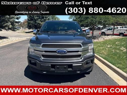 Gray 2018 Ford F-150 Platinum